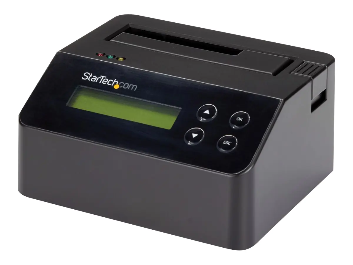 StarTech Festplatten Eraser - für 2,5" / 3,5" SATA SSD Laufwerk - USB 3.0 - 4Kn Unterstützung - Festplatten Dock - Festplattenlöscher - 2.5" / 3.5" - SATA 6Gb/s - Schwarz - für P/N: SVA12M5NA