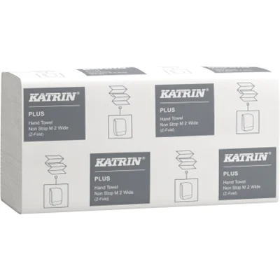 Katrin Papierhandtuch Plus M 24 x 24 cm (B x L) Papier hochweiß 2.400 Bl./Pack.