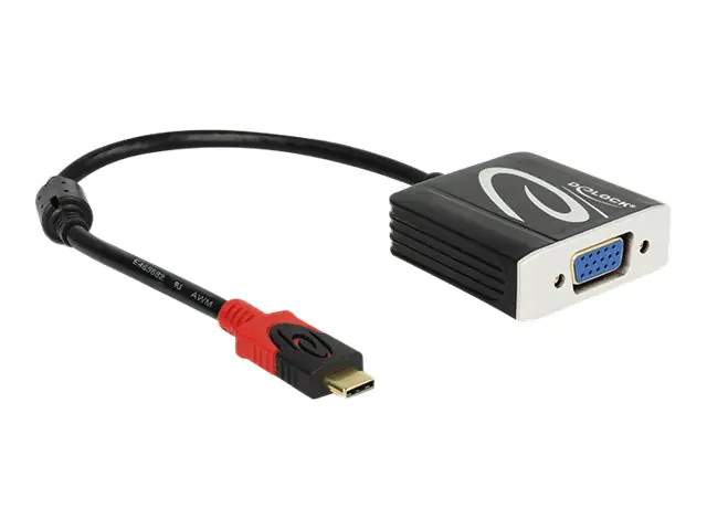 DeLOCK - Videokonverter - DisplayPort - VGA - Schwarz - retail