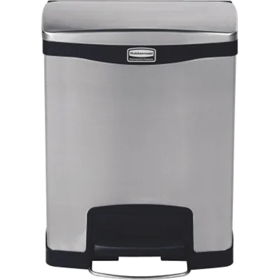 Rubbermaid Tretabfalleimer Slim Jim 1901985 Metall 30l