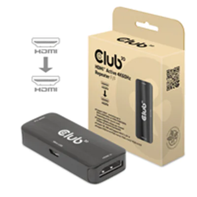 Club 3D - Repeater - HDMI - 19 pin HDMI Type A (female) / 19 pin HDMI Type A (female) - bis zu 5 m
