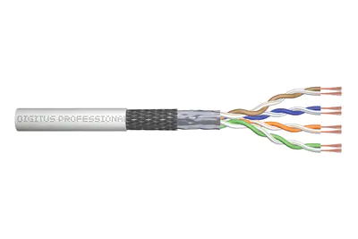 DIGITUS Professional - Bulkkabel - SF/UTP - CAT 5e - Grau