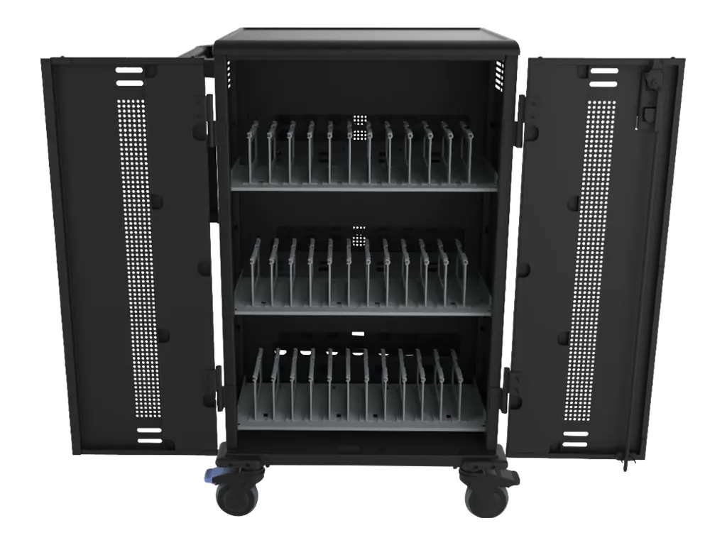 Dell Compact Charging Cart - Wagen (nur Laden) - für 36 Tablets / Notebooks - Bildschirmgröße: bis zu 35,6 cm (bis zu 14") - für Chromebook 11 3180, 11 3189, 13 3380; Latitude 3180, 3189