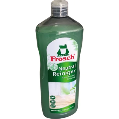 Frosch Allzweckreiniger neutral dermatologisch getestet nicht biologisch abbaubar frei von Mikroplastik 6,8 Flasche Kunststoff, 100 % recycelt 1l Frosch Allzweckreiniger neutral dermatologisch getestet nicht biologisch abbaubar frei von Mikroplastik 6,8 Flasche Kunststoff, 100 % recycelt 1l