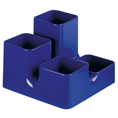ARLAC Mutiköcher Uni-Butler 13x9x13cm 4Fächer PS royalbl 234.24