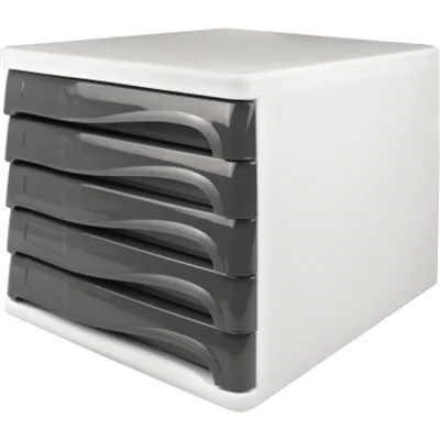 helit Schubladenbox economy H6129482 DIN A4-C4 l.gr/gr