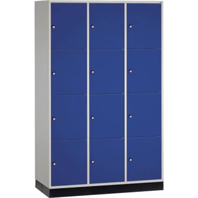 C+P Schließf.schrank 8470303S10055 12Fächer 1950x1220x600mm lgr/ebl