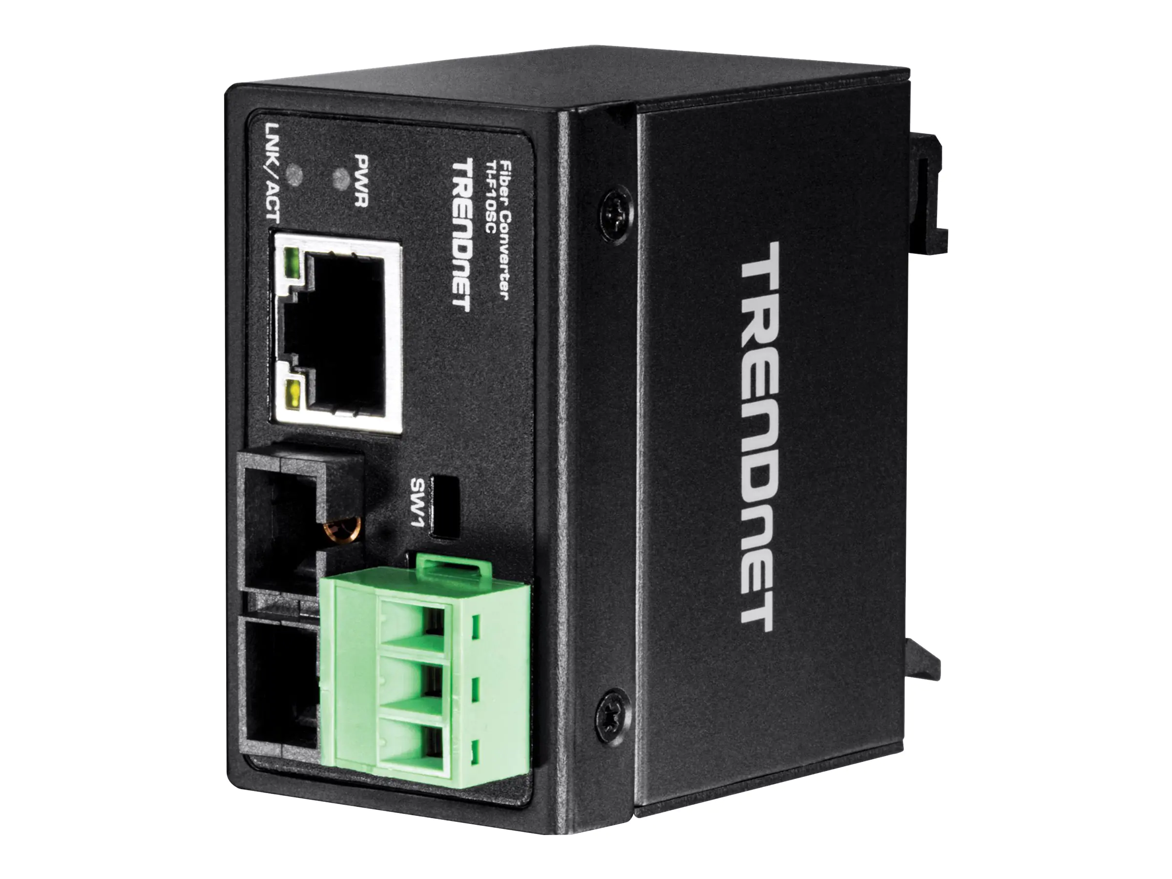 TRENDnet TI-F10SC - Medienkonverter - 100Mb LAN - 10Base-T, 100Base-FX, 100Base-TX - RJ-45 / SC multi-mode - bis zu 2 km - 1310 nm
