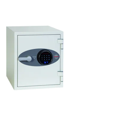 Phoenix Safe Co. Titan FS1282F, Bodensicher, 25 l, Weiß, Lesegerät für den Fingerabdruck, Stahl, Flur