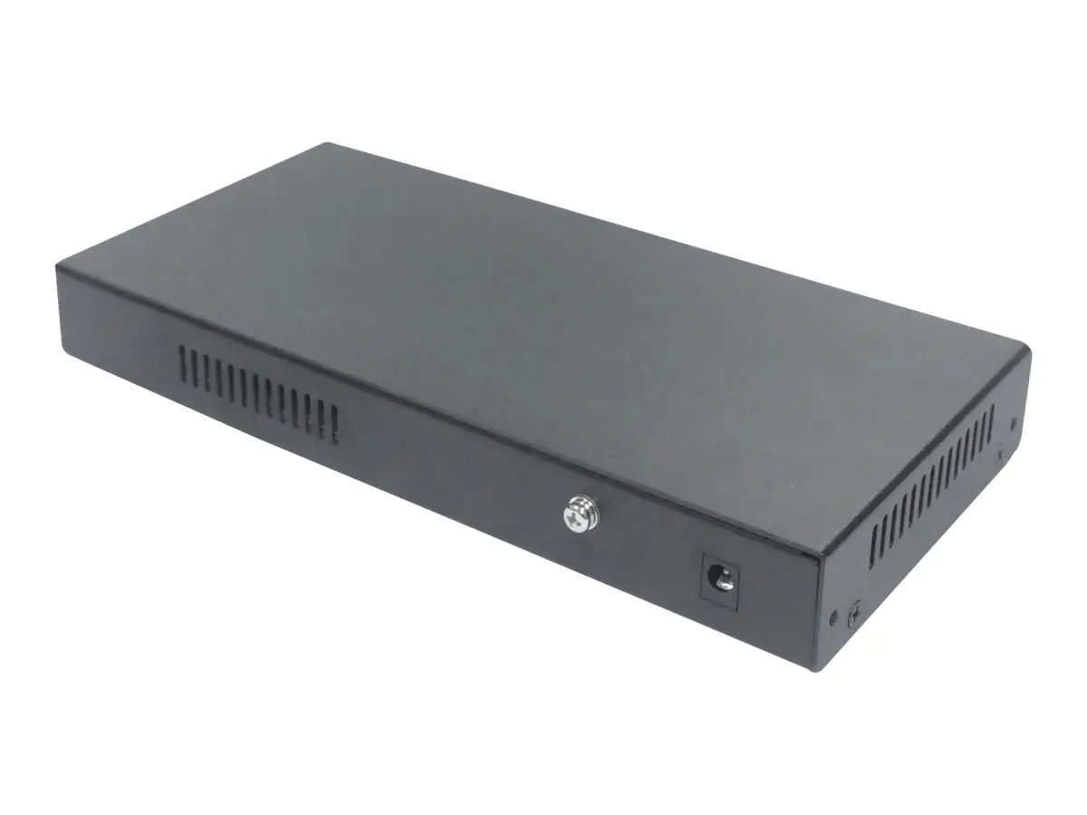 Digitus Professional DN-95344 - Switch - managed - 8 x 10/100/1000 (PoE+) + 2 x Gigabit SFP (Uplink) - Desktop - PoE+ (86 W)