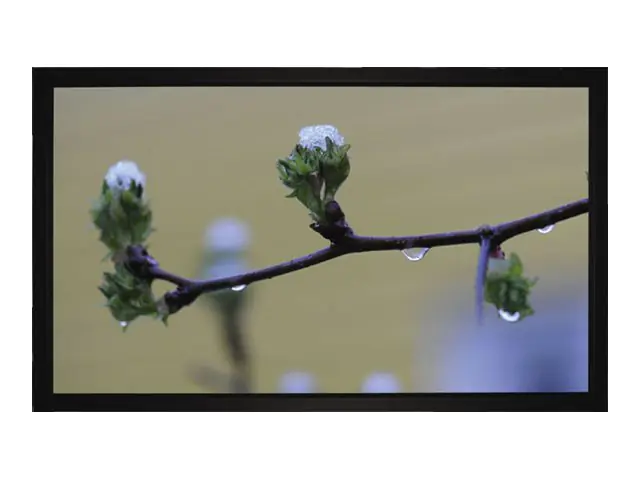 MEDIUM Frame Budget type D - Leinwand - geeignet für Wandmontage - 207 cm (82") - 16:9 - mattweiß - Schwarz