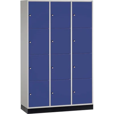 C+P Schließf.schrank 8470302S10026 12Fächer 1950x1220x500mm lgr/ebl