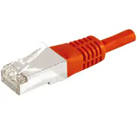 Dexlan - Patch-Kabel - RJ-45 (M) zu RJ-45 (M) - 20 m - FTP - CAT 6a - verseilt - Rot