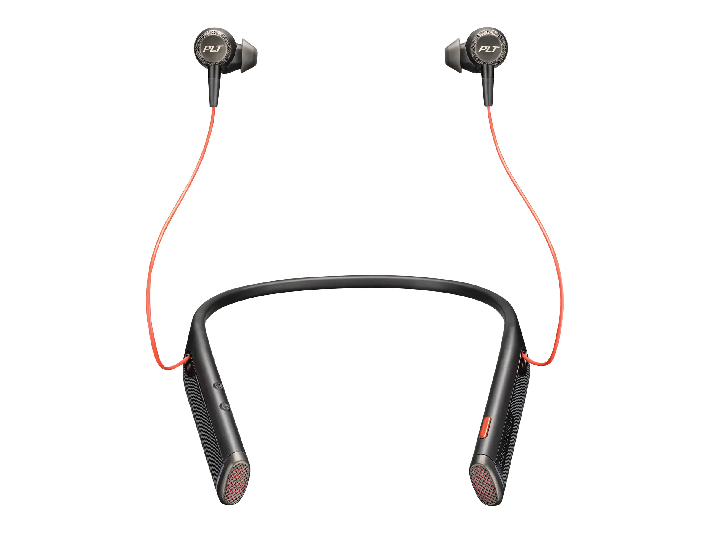Poly Voyager 6200 UC - Headset - Ohrstöpsel - Nackenbügel - Bluetooth - kabellos - aktive Rauschunterdrückung - Geräuschisolierung - Schwarz - Zertifiziert für Microsoft Teams