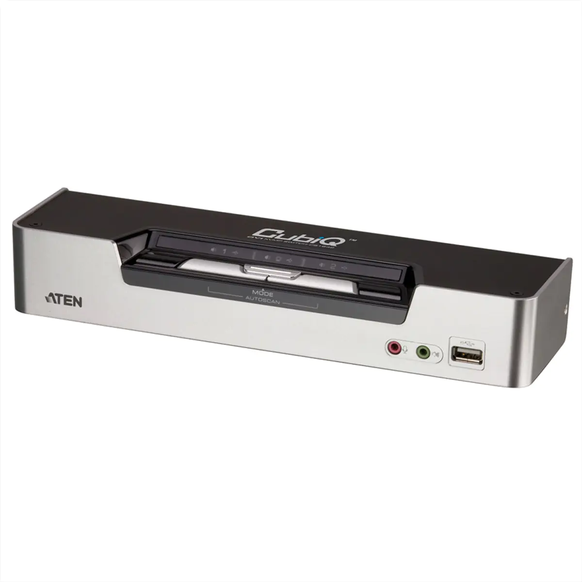 ATEN USB DVI Dual View KVMP Switch CS1642A - KVM-/Audio-/USB-Switch - 2 x KVM/Audio/USB - 1 lokaler Benutzer - Desktop