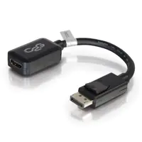 C2G 8in DisplayPort to HDMI Adapter - DP to HDMI Adapter - 1080p - Black - M/F - Videoadapter - DisplayPort männlich zu HDMI weiblich - 20.3 cm - abgeschirmt - Schwarz