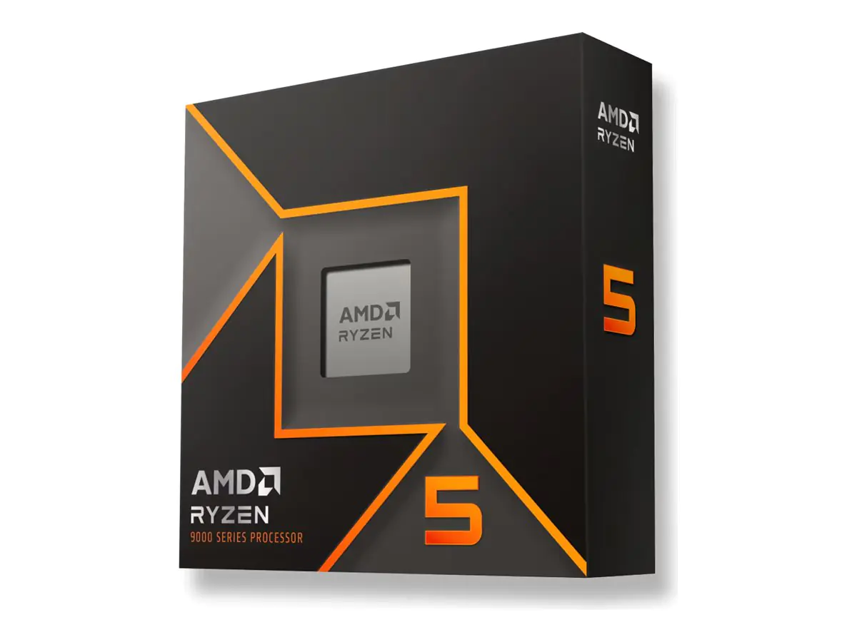 AMD Ryzen 5 9600X - 3.9 GHz - 6 Kerne - 12 Threads - 32 MB Cache-Speicher - Socket AM5 - PIB/WOF
