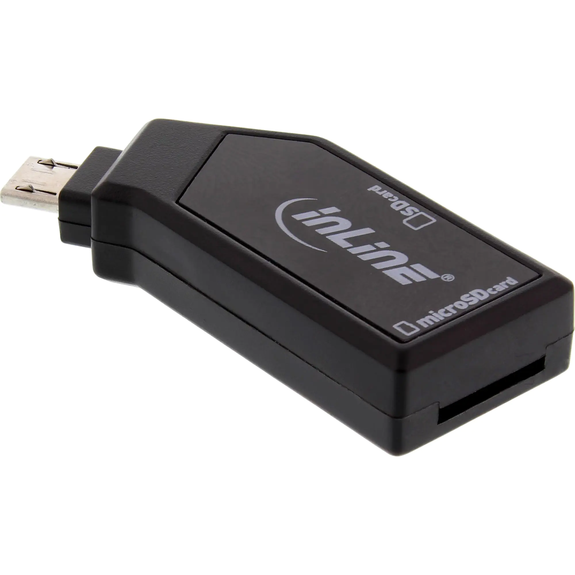 InLine - Kartenleser (SD, microSD, SDHC, microSDHC, SDXC, microSDXC) - USB 2.0