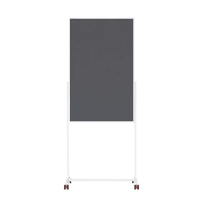Magnetoplan Moderationswand 11112101 75x120cm Filz grau