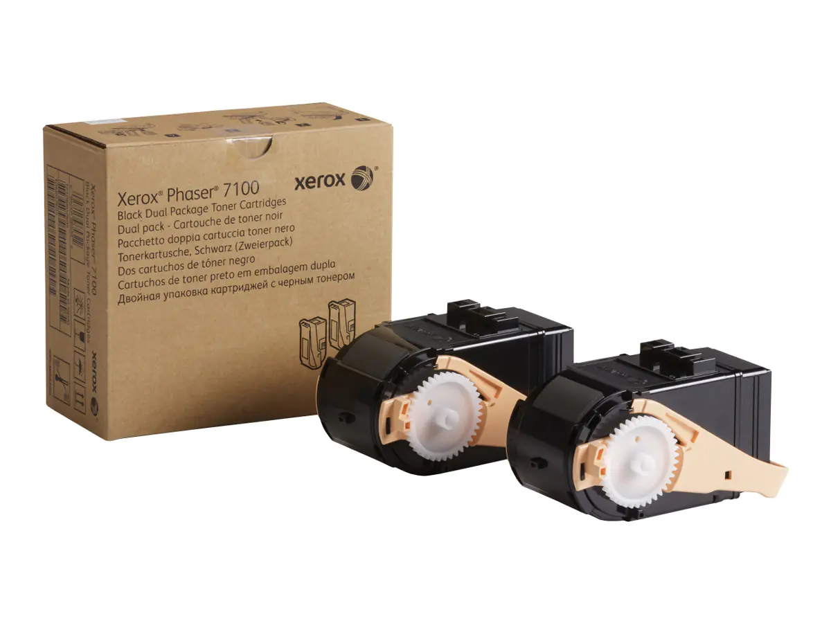 Xerox Phaser 7100 - 2er-Pack - Schwarz - Original - Tonerpatrone - für Phaser 7100/NM, 7100DN, 7100N, 7100V_DN, 7100V_NC
