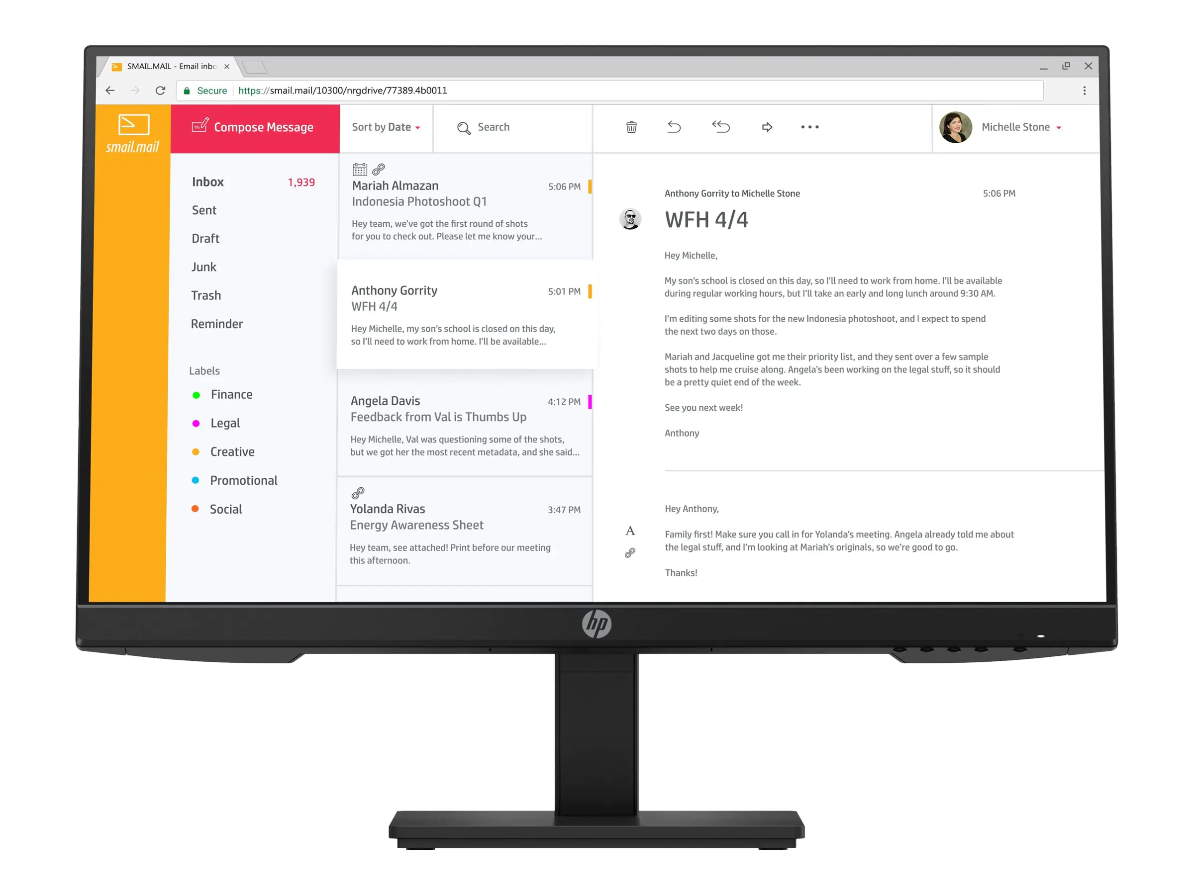 HP P24 G4 - P-Series - LED-Monitor - 60.45 cm (23.8") - 1920 x 1080 Full HD (1080p) @ 60 Hz - IPS - 250 cd/m² - 1000:1 - 5 ms - HDMI, VGA, DisplayPort - Schwarz