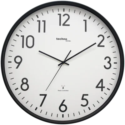 technoline® Funkuhr WT 8998 50,5cm Kunststoff