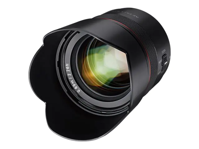 Samyang AF - Teleobjektiv - 75 mm - f/1.8 FE - Sony E-mount - für Sony Cinema Line; a VLOGCAM; a1; a1 II; a6700; a7 IV; a7C; a7C II; a7CR; a7R V; a9 III