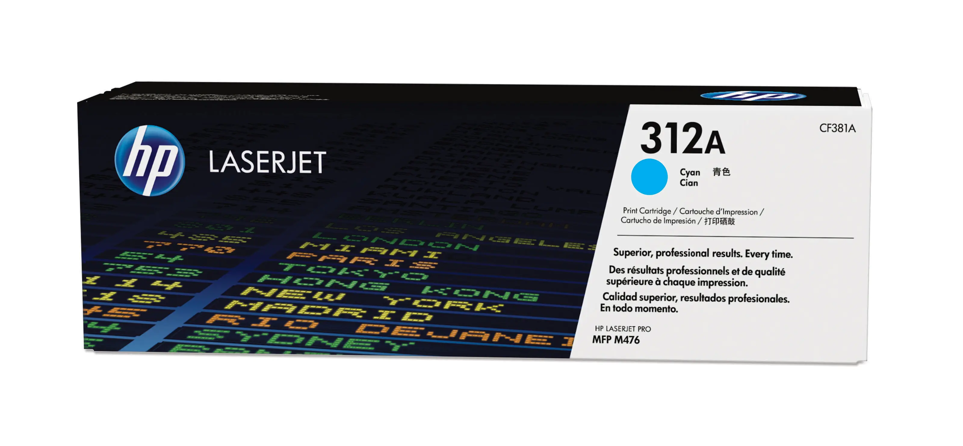 HP 312A - Cyan - Original - LaserJet - Tonerpatrone (CF381A) - für Color LaserJet Pro MFP M476dn, MFP M476dw, MFP M476nw HP 312A - Cyan - Original - LaserJet - Tonerpatrone (CF381A) - für Color LaserJet Pro MFP M476dn, MFP M476dw, MFP M476nw