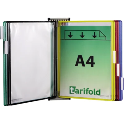 Tarifold 414609, Wand, Porträt, A4, Mehrfarbig, Metall, 460 mm