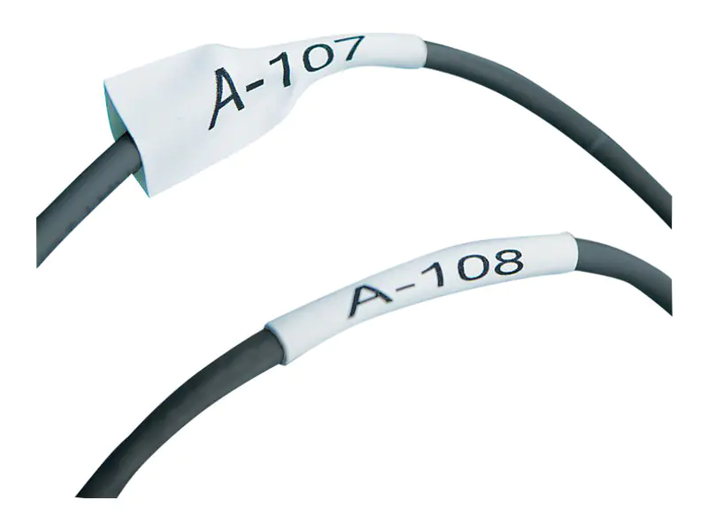 Dymo RhinoPRO Heat shrink tubing - Polyolefin - Schwarz auf Gelb - Rolle (1,3 cm x 1,5 m)