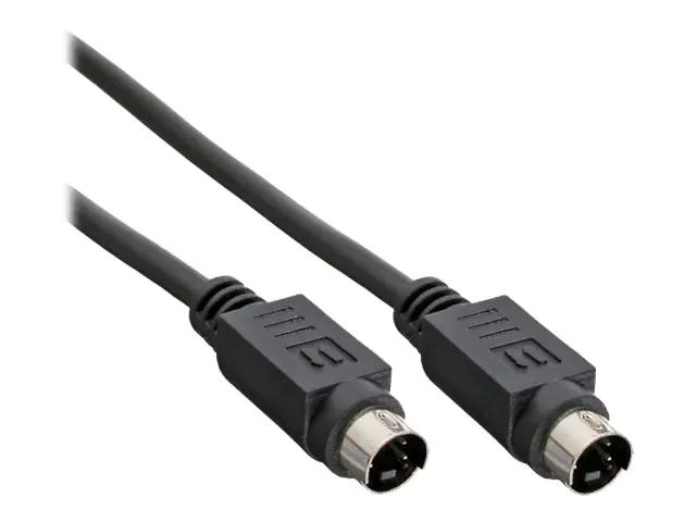 InLine - Videokabel - S-Video - 4-poliger mini-DIN männlich zu 4-poliger mini-DIN männlich - 2 m - Schwarz