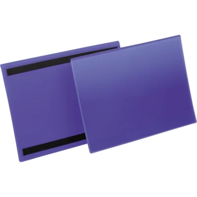 DURABLE Kennzeichnungstasche 174507 A4 quer magn. d.bl 50 St./Pack. DURABLE Kennzeichnungstasche 174507 A4 quer magn. d.bl 50 St./Pack.