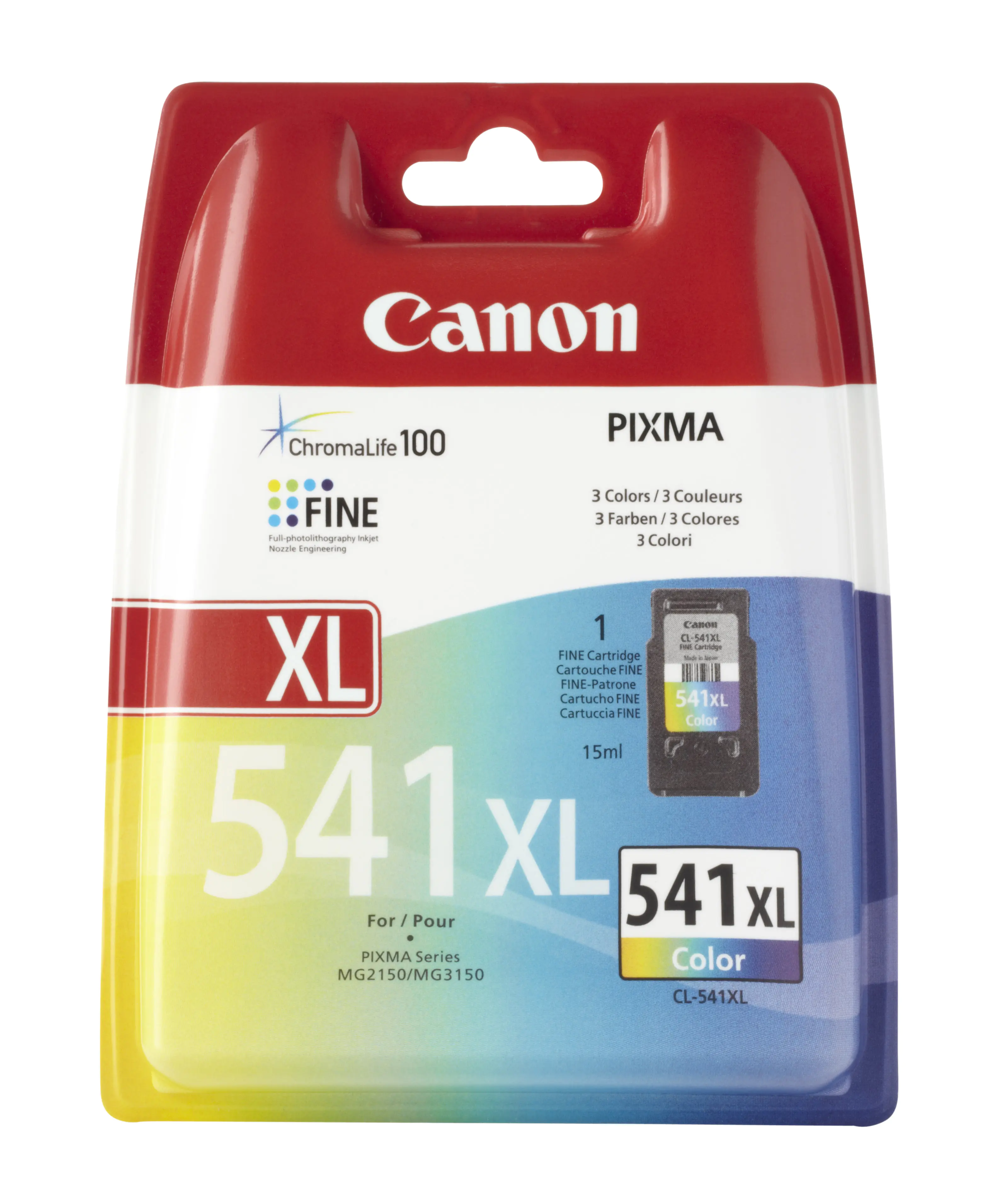 Canon CL-541XL - 15 ml - Farbe (Cyan, Magenta, Gelb) - Original - Tintenpatrone - für PIXMA GM4050, MG3150, MG3510, MG3550, MG3650, MG4250, MX475, MX525, MX535, TS5150, TS5151
