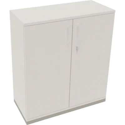 Flügeltürenschrank 3OH B1000xT442xH1133 si/Weiß