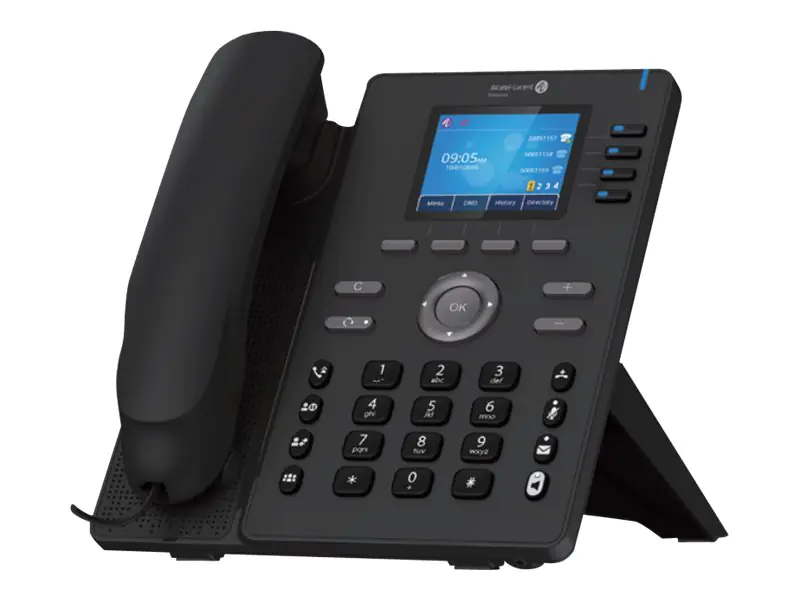 Alcatel-Lucent Enterprise H6 DeskPhone - VoIP-Telefon - fünfwegig Anruffunktion - SIP, SIP v2 - Grau