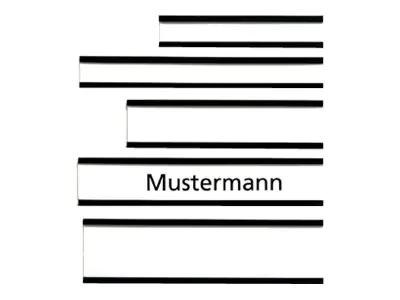 Franken GmbH FRANKEN - Schildhalterung - für 75 x 30 mm - magnetisch - braun (Packung mit 10) C165