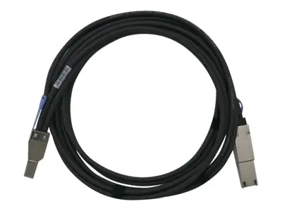 QNAP - Externes SAS-Kabel - SAS 6Gbit/s - 4 x Mini SAS HD (SFF-8644) (M) bis 4 x 26-polige Mini SAS (M) - 2 m - Schwarz - für P/N: QXP-820S-B3408