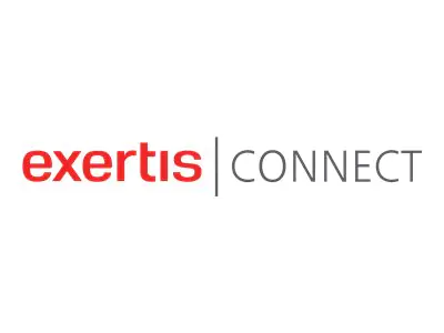 exertis Connect - Adapterkabel - 24 pin USB-C (M) zu DisplayPort (W) - USB 3.1 Gen 1 / DisplayPort 1.2 - 1 m - unterstützt 4K 60 Hz (3840 x 2160) - Schwarz