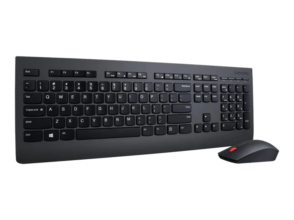Lenovo Professional Combo - Tastatur-und-Maus-Set - kabellos - 2.4 GHz - USA - für ThinkCentre M80; ThinkPad P14s Gen 2; T15 Gen 2; X13 Gen 2; V14 IGL; Yoga Slim 7 Pro 14