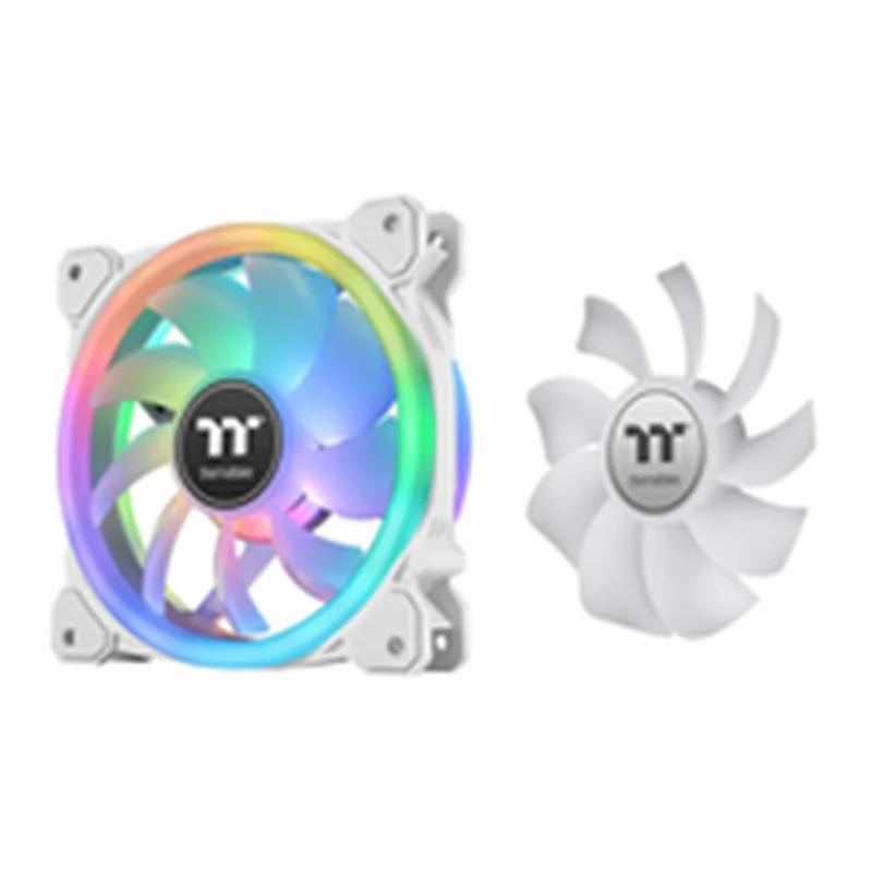 Thermaltake SWAFAN 14 RGB - Premium Edition - Gehäuselüfter - 120 mm - weiß (Packung mit 3)
