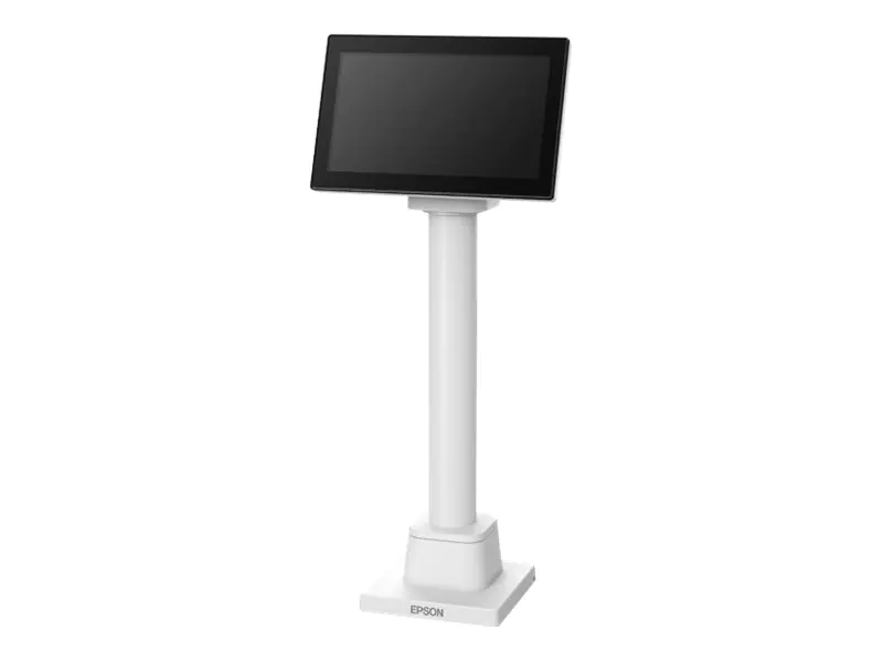 Epson DM-D70 - Kundenanzeige - 17.8 cm (7") - 800 x 480 - 200 cd/m² - USB - weiß - USB - für OmniLink TM-T88VII, TM-T88VII Single-Station