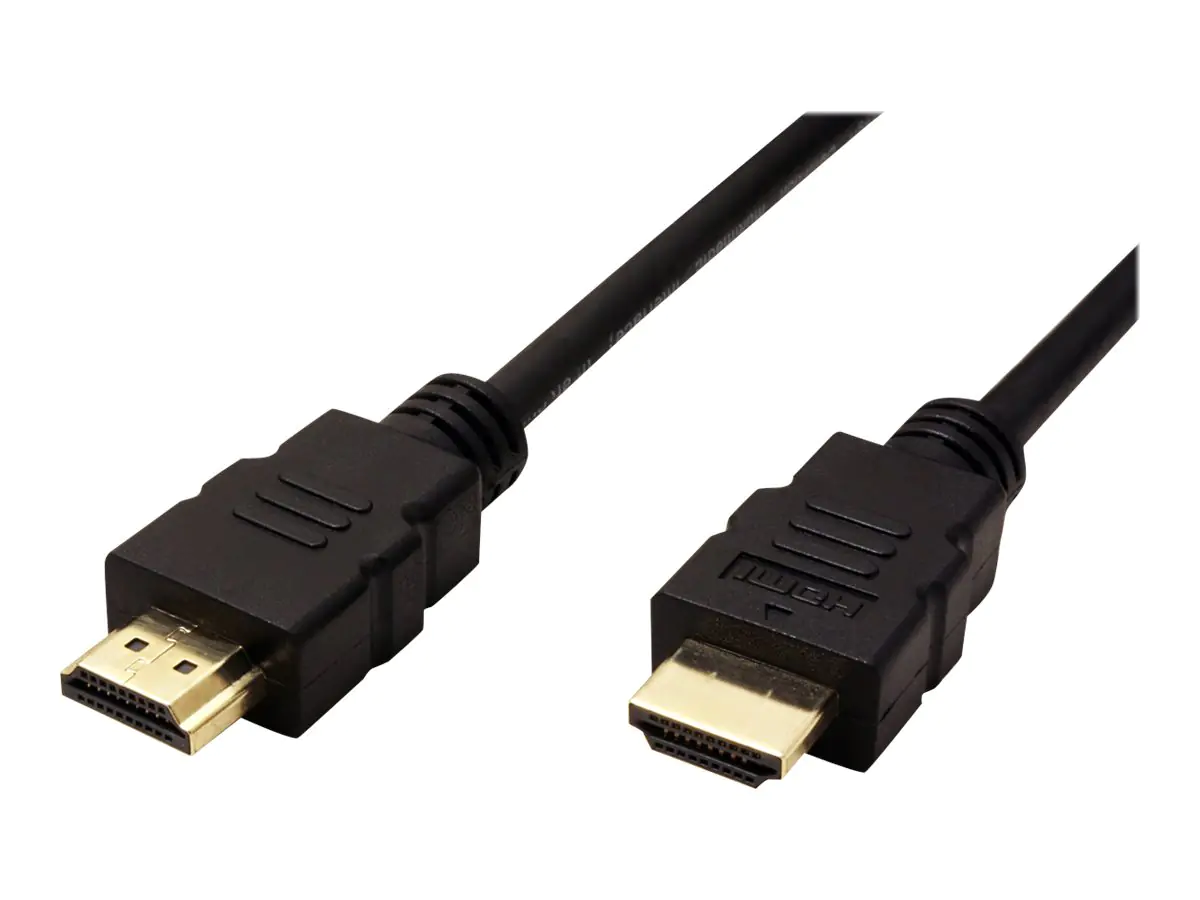 Roline - Highspeed - HDMI-Kabel mit Ethernet - HDMI männlich zu HDMI männlich - 7.5 m - Schwarz - 4K Unterstützung Roline - Highspeed - HDMI-Kabel mit Ethernet - HDMI männlich zu HDMI männlich - 7.5 m - Schwarz - 4K Unterstützung