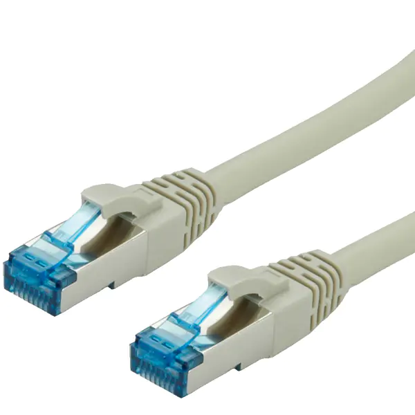 VALUE - Patch-Kabel - RJ-45 (M) zu RJ-45 (M) - 2 m - SFTP - CAT 6a - verseilt - Grau VALUE - Patch-Kabel - RJ-45 (M) zu RJ-45 (M) - 2 m - SFTP - CAT 6a - verseilt - Grau