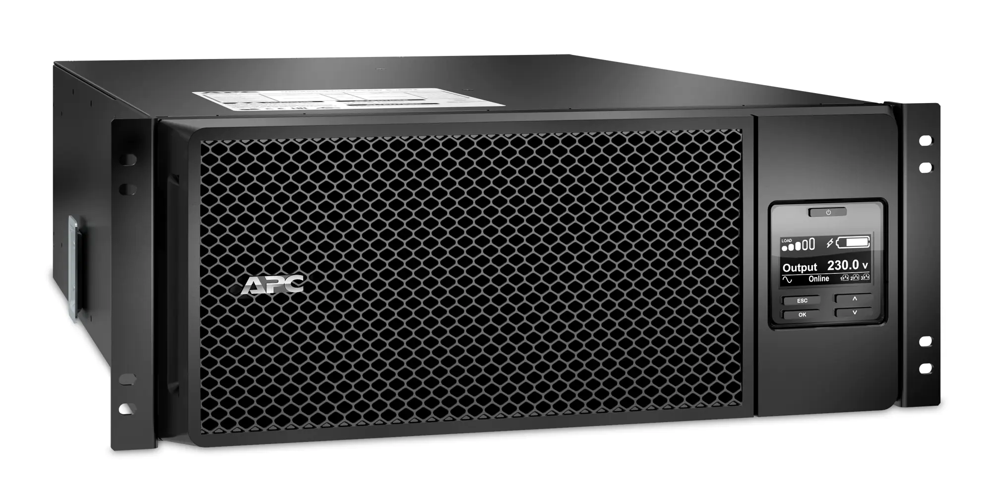 APC Smart-UPS SRT 6000VA RM - USV (Rack - einbaufähig) - Wechselstrom 230 V - 6000 Watt - 6000 VA - Ethernet 10/100, USB - Ausgangsanschlüsse: 13 - 4U - Schwarz - für P/N: AR3100W, AR3105W, AR3155W, AR3305W, AR3355SP, AR3355W, AR4038IX432, NBWL0356A