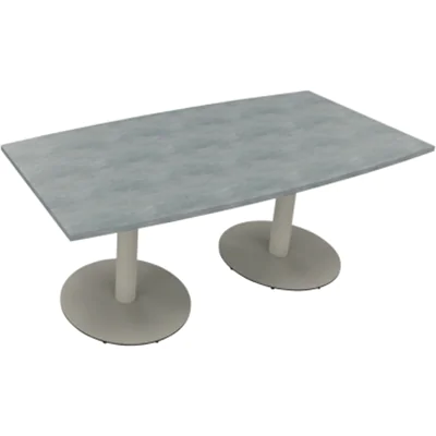 Bespr.ti. Tonneau Tellerfuß Rund B1800xT800/900xH720 si/Beton Bespr.ti. Tonneau Tellerfuß Rund B1800xT800/900xH720 si/Beton