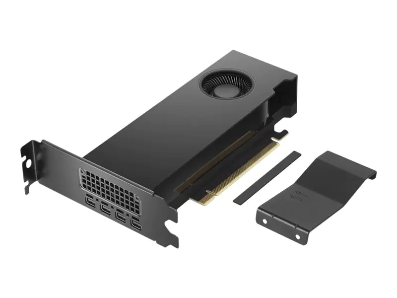 NVIDIA RTX A2000 - Grafikkarten - RTX A2000 - 12 GB GDDR6 - PCIe 4.0 x16 - 4 x Mini DisplayPort - OEM - braune Box - für ThinkCentre M75t Gen 2; ThinkStation P3 Ultra; P340; P350; P358; P520; P620; P720; P920