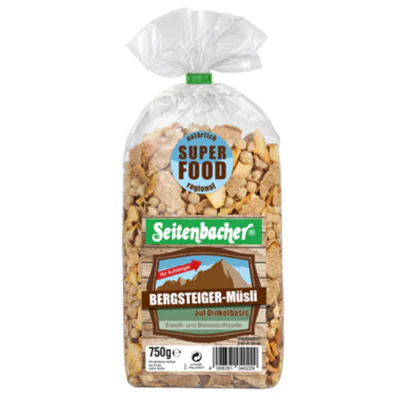 Seitenbacher Müsli Bergsteiger 750 g/Pack.
