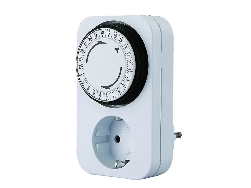 Bachmann Mechanical timer Switch - Automatischer Netzschalter - Wechselstrom 230 V - weiß Bachmann Mechanical timer Switch - Automatischer Netzschalter - Wechselstrom 230 V - weiß