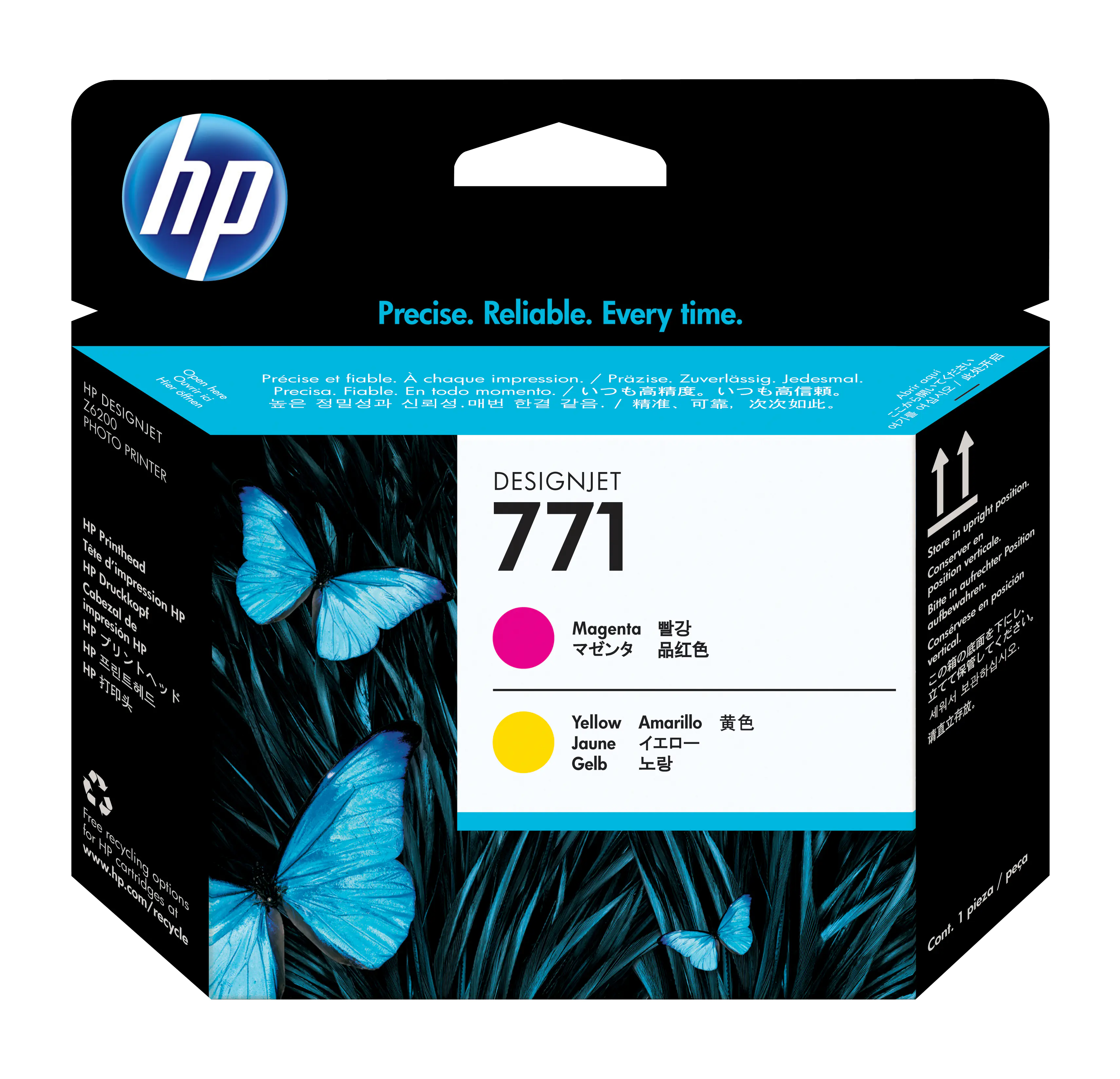 HP 771 - Gelb, Magenta - Druckkopf - für DesignJet Z6200, Z6600, Z6610, Z6800, Z6810 HP 771 - Gelb, Magenta - Druckkopf - für DesignJet Z6200, Z6600, Z6610, Z6800, Z6810