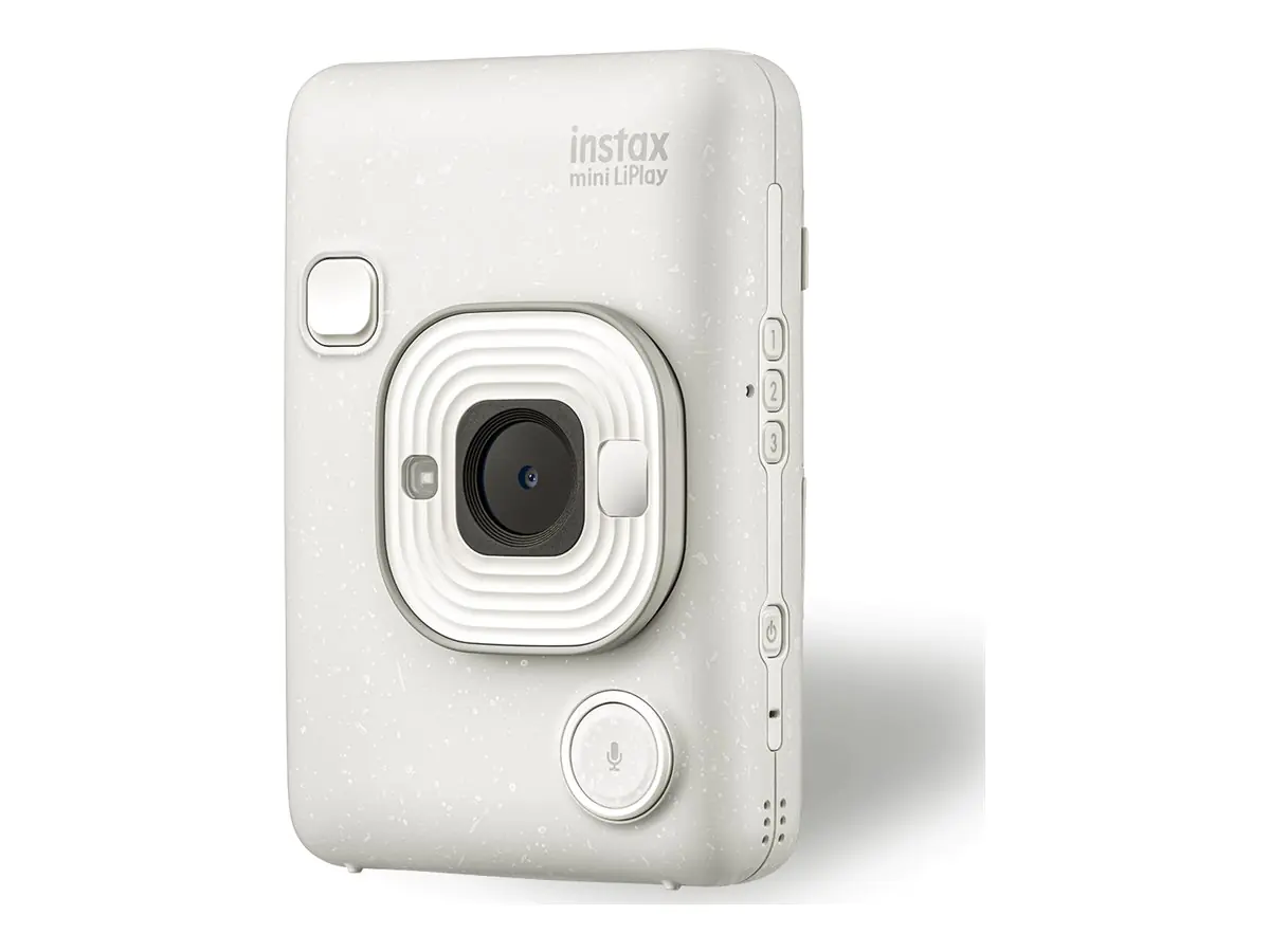 Fuji Instax Mini LiPlay - Digitalkamera - Kompaktkamera mit Fotosofortdrucker - Bluetooth - Misty White